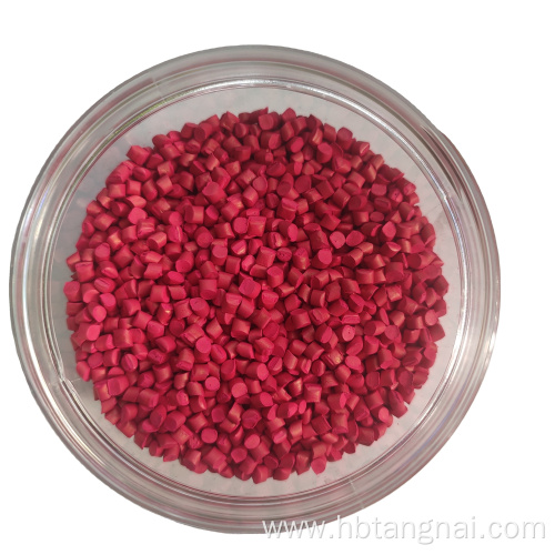 High grade pink masterbatch color granules for plastic